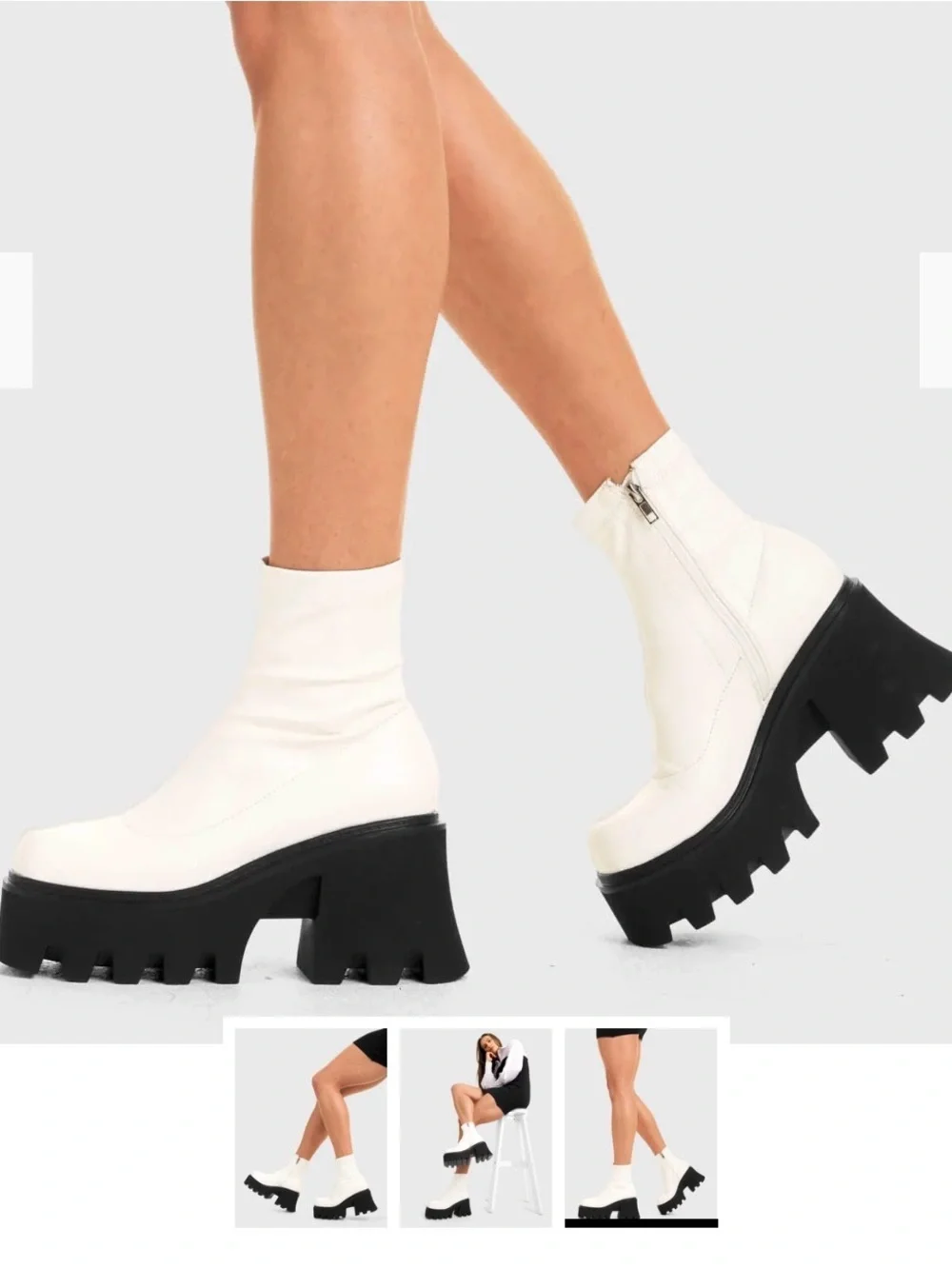Notoriously chunky platform ankle boot